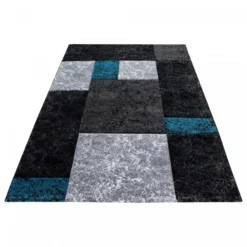 Hawaii Vloerkleed Blauw / Grijs Laagpolig - 240x340 CM