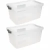 Hega Hogar Opbergbak - met deksel - 4 liter - 29 x 19 x 13 cm