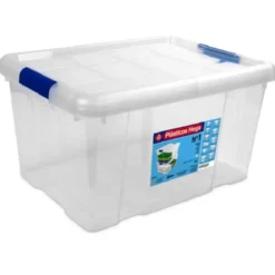 Hega Hogar Opbergbox - met deksel - 39 x 29 x 21 cm - 16L