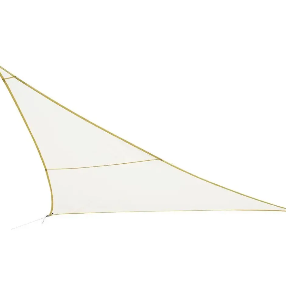 Hesperide Schaduwdoek Curacao - driehoekig - wit - 4x4m