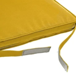 Hesperide Stoelkussens - binnen/ buiten stoelen - geel - 40x4 cm