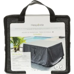 Hesperide Tuinmeubel bescherm hoes Hambo - grijs - 225x125x80 cm