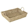 HI dienblad - zeegras - 48 x 36 x 11 cm - beige - opstaande rand