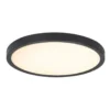 Highlight Plafondlamp Piatto - zwart - 23.5x2.5 cm