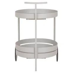 Hioshop Beja barwagen 2 planken grijs