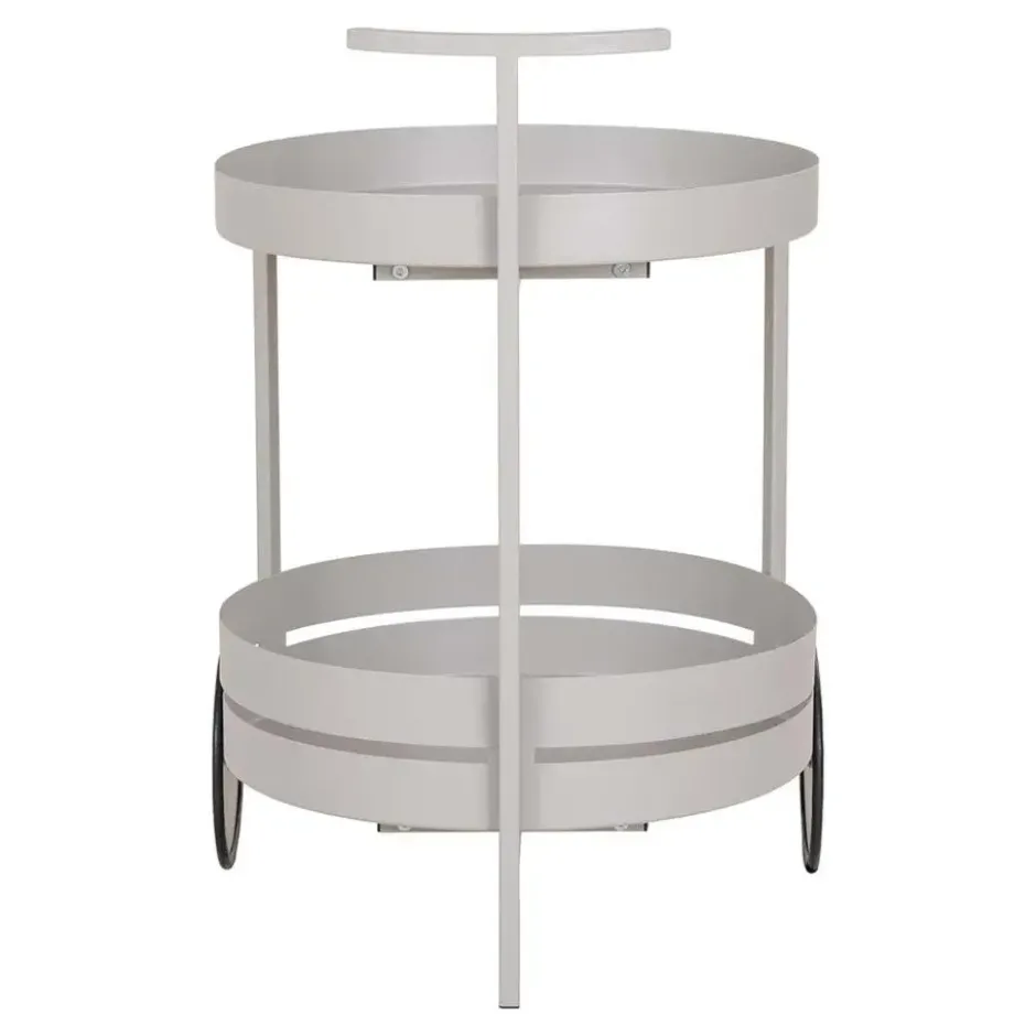 Hioshop Beja barwagen 2 planken grijs