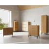 Hioshop Dylan schoenenkast 3 lades natuur