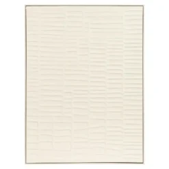 Hioshop Edda relief wanddecoratie beige