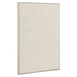 Hioshop Edda relief wanddecoratie beige