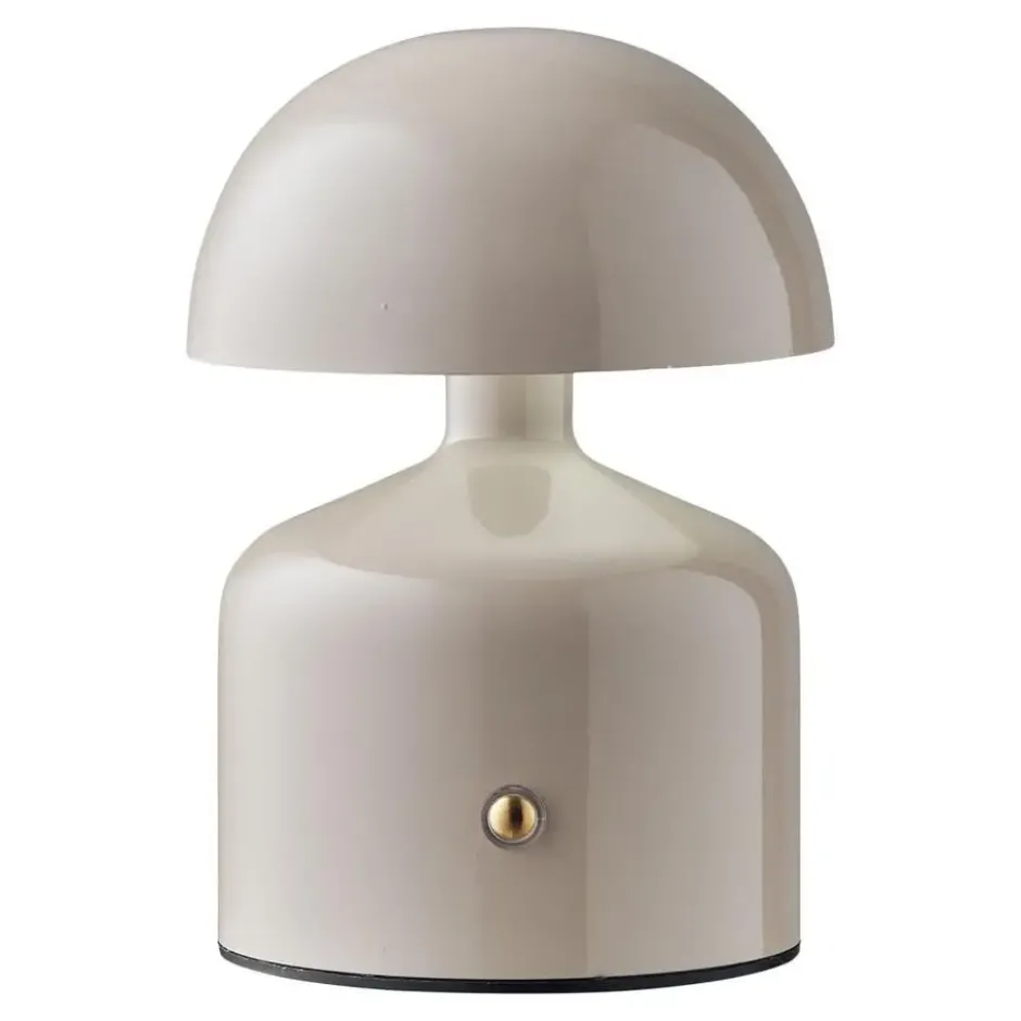 Hioshop Elida bureaulamp oplaadbaar grijs