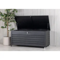 Hioshop Elsa opbergbox zwart