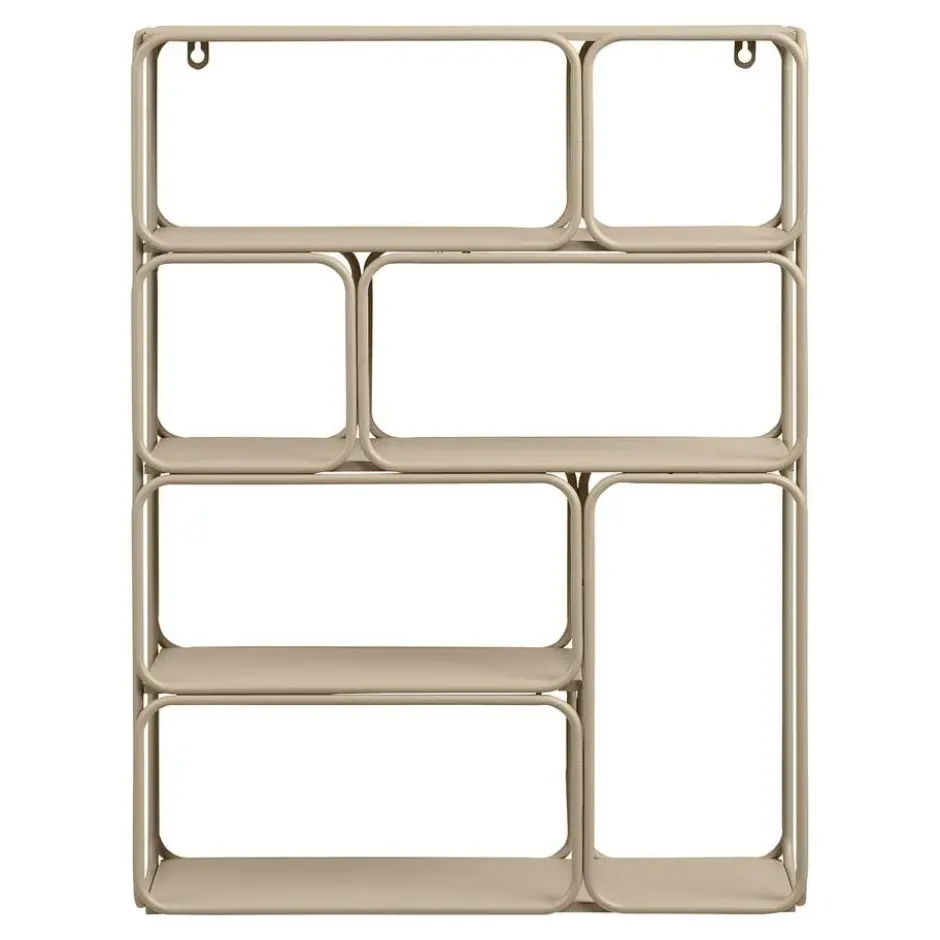 Hioshop Embla wandkast wandbevestigd beige