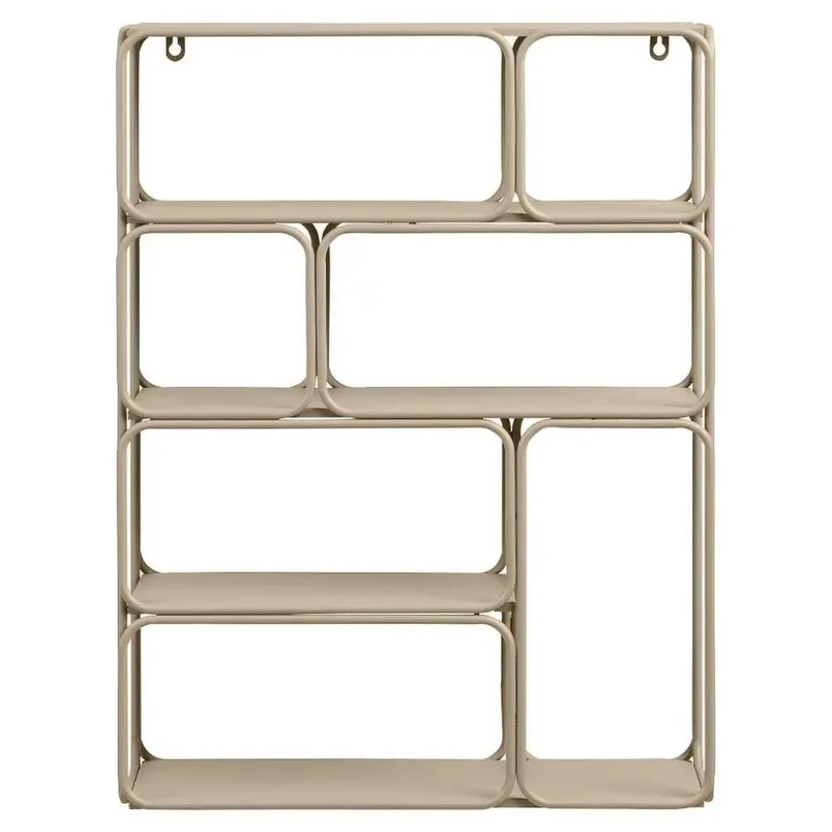 Hioshop Embla wandkast wandbevestigd beige