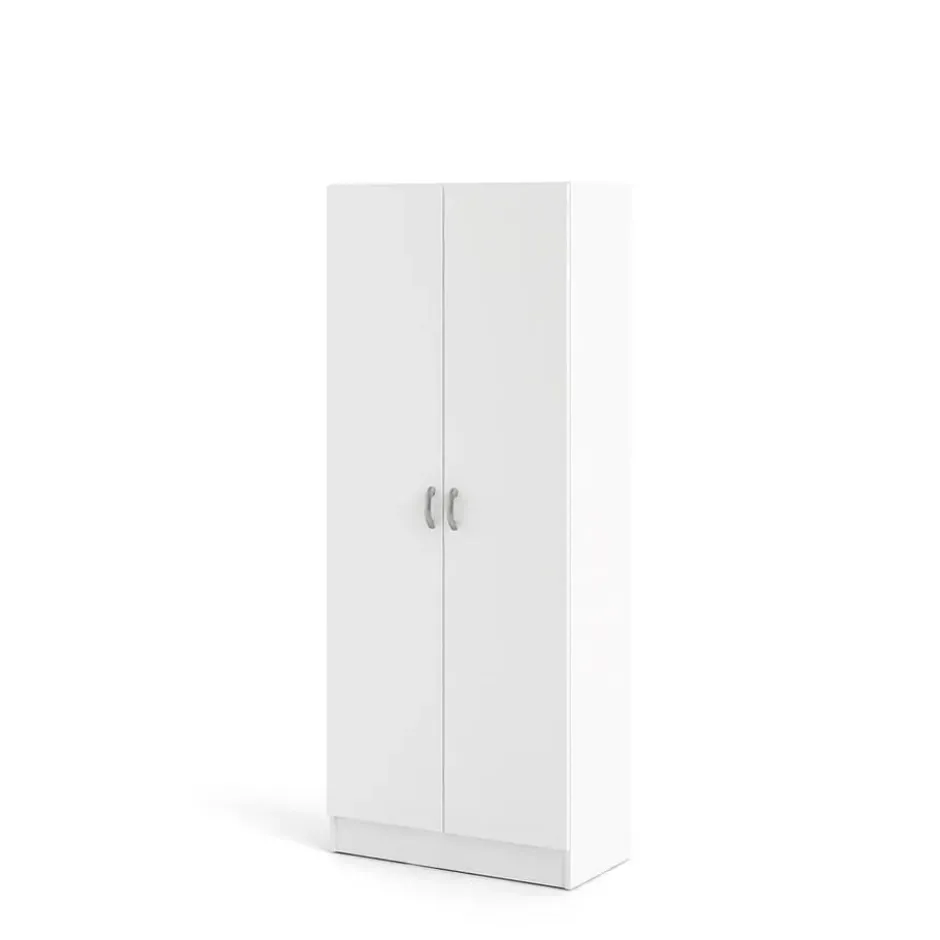 Hioshop Fox kledingkast met 2 deuren- wit