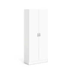 Hioshop Fox kledingkast met 2 deuren- wit