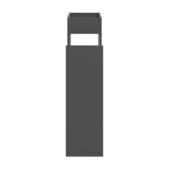 Hioshop Free badkamerkast 1 lade- 3 planken antraciet