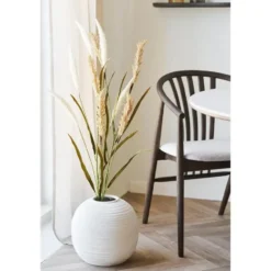 Hioshop Gras kunstplant hoogte 130cm beige