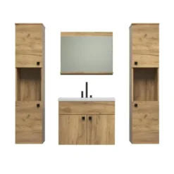 Hioshop Haven badkamer 5 delen eiken decor