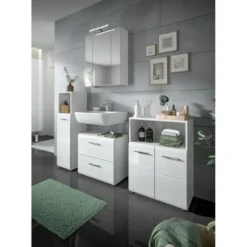 Hioshop Ice badkamer I59 wit hoogglans- wit