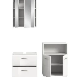 Hioshop Ice badkamer I59 wit hoogglans- wit