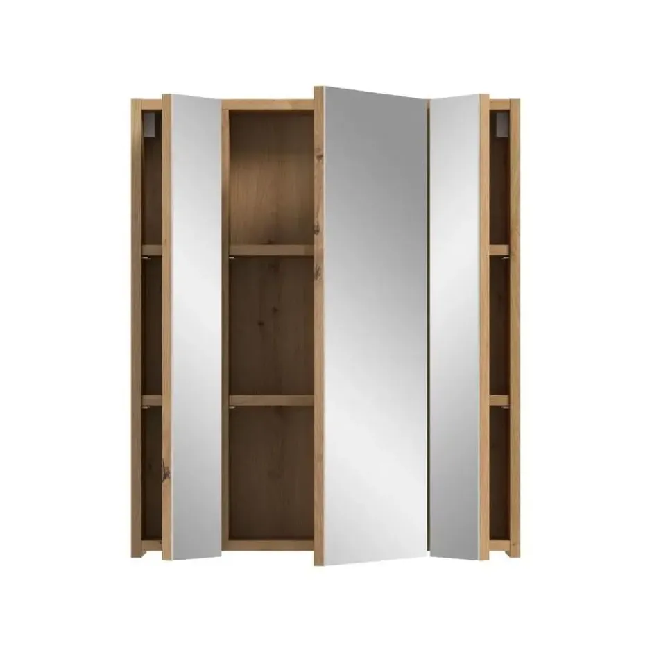 Hioshop Ice spiegelkast eiken decor