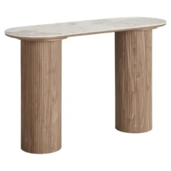 Hioshop Isa sidetable keramiek wit