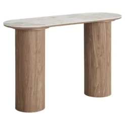 Hioshop Isa sidetable keramiek wit