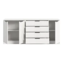 Hioshop Kopenhagen dressoir 4 laden- 3 deuren wit