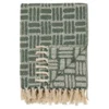 Hioshop Line plaid 130×180cm groen