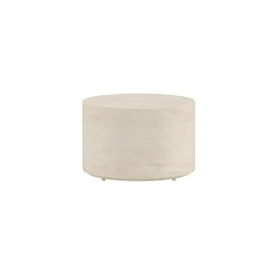 Hioshop Lissabon tuintafel salontafel Ø60cm beige
