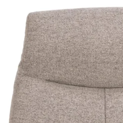 Hioshop London fauteuil recliner met voetenbank bouclé beige