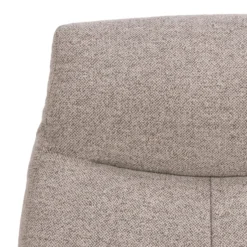 Hioshop London fauteuil recliner met voetenbank bouclé beige