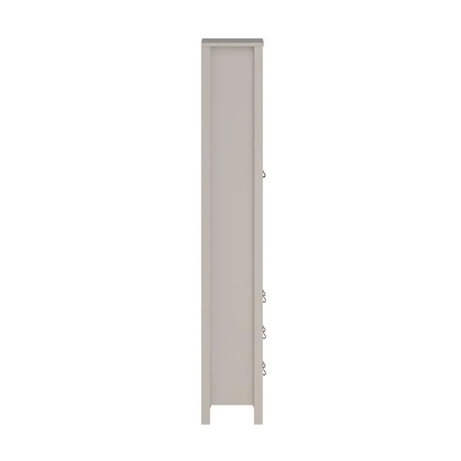 Hioshop Madrid vitrinekast 2 deuren 3 lades cashmere