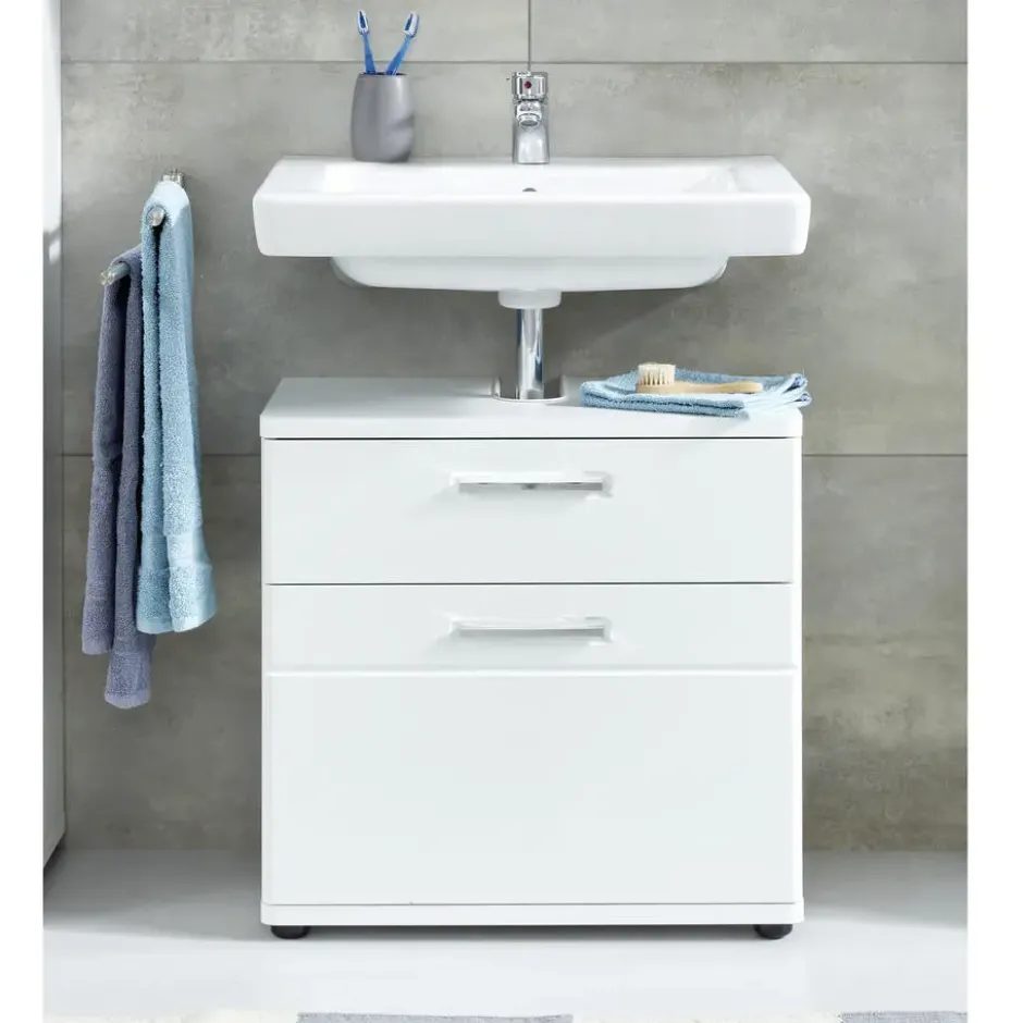 Hioshop Monte wastafel wit hoogglans- wit