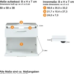 Hioshop Monte wastafel wit hoogglans- wit