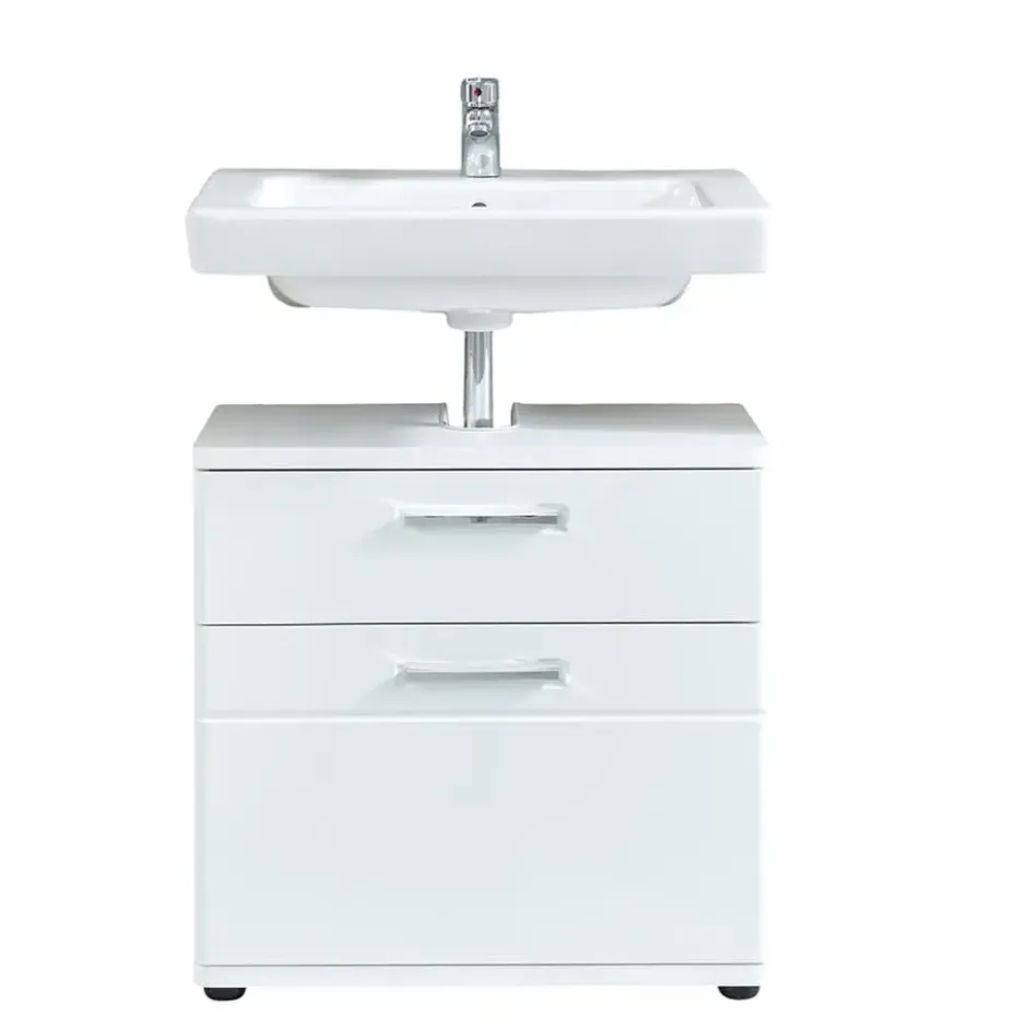 Hioshop Monte wastafel wit hoogglans- wit