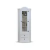 Hioshop New Mexico hoekkast vitrine wit grenen