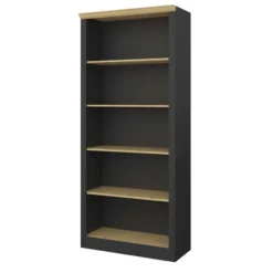 Hioshop Nola wandkast 4 planken koffiekleur