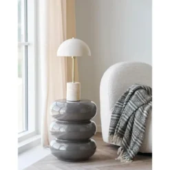 Hioshop Olea bureaulamp beige