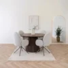 Hioshop Osaka eetkamertafel Ø120cm gerookt