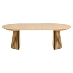 Hioshop Osaka eetkamertafel Inbegrepen 3 uitbreidingen- ø120x120-160-200-240cm