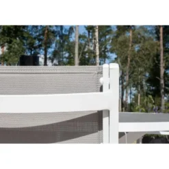 Hioshop Parma tuinmeubelset tafel 140x140cm 6 stoelen Copacabana grijs