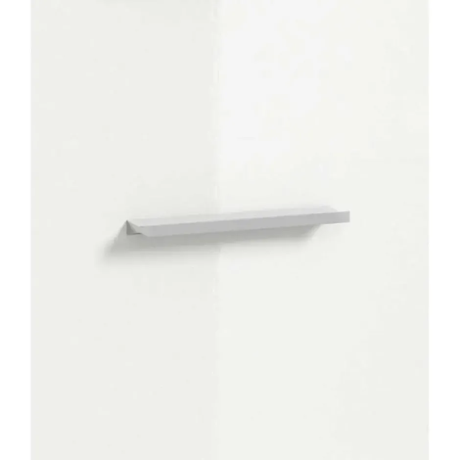 Hioshop Scout badkamerkast 1 deur- 1 lade wit hoogglans- wit