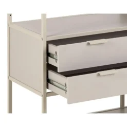 Hioshop Sea wandkast 2 lades 3 planken grijs