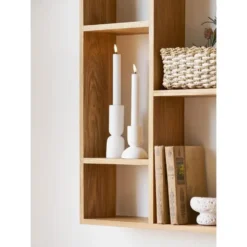 Hioshop Åse kandelaar set van 2 wit