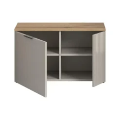 Hioshop Slide bank met opberging 2 deuren kasjmierdecor