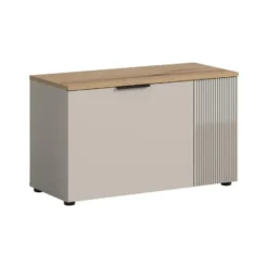 Hioshop Slide bank met opberging 2 deuren kasjmierdecor