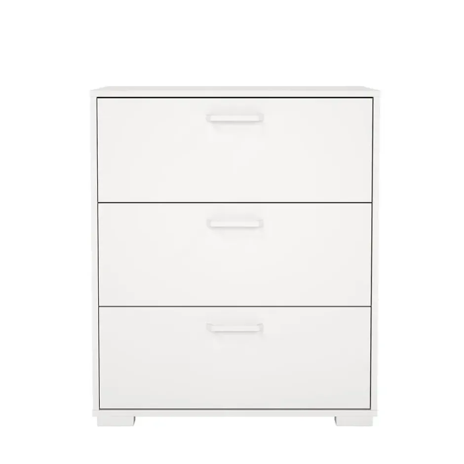 Hioshop Sofia ladekast 3 lades wit