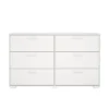 Hioshop Sofia ladekast 6 lades wit