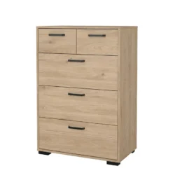 Hioshop Sofia ladekast 5 lades eikdecor